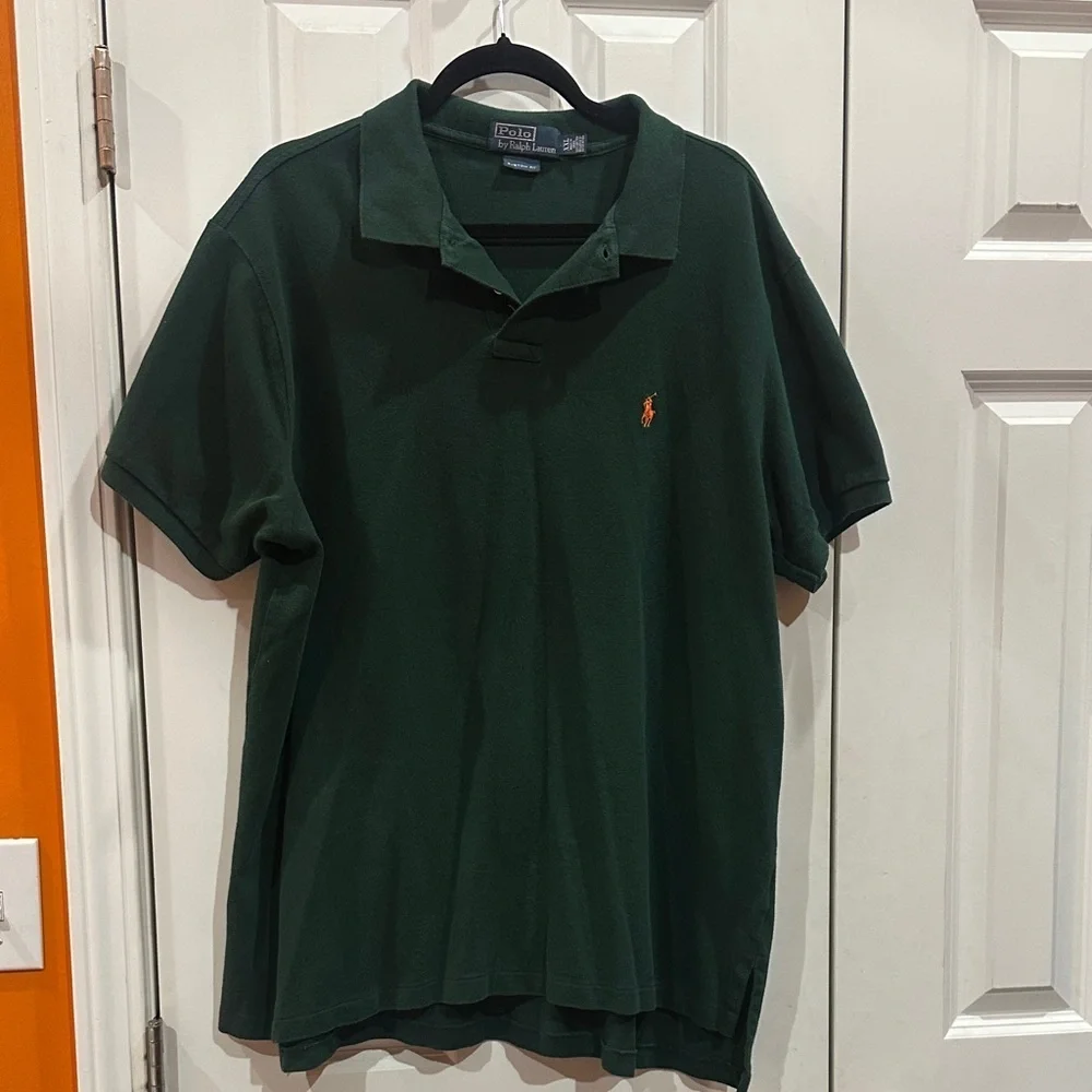 NWOT Polo by Ralph Lauren Men's Dark Green Polo Shirt size XXL